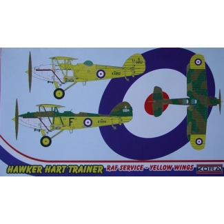 Hawker Hart Trainer-RAF service-yellow wings (1:72)