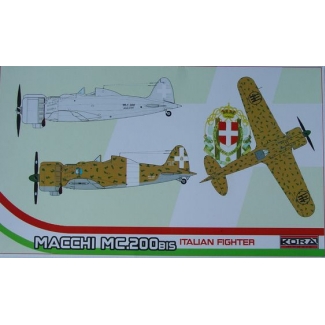 Macchi MC.200bis Saetta Italian fighter prototype (1:72)