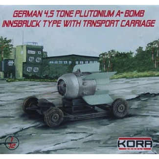 German Atomic bomb Innsbruck type + wózek transportowy (1:72)