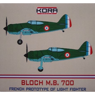 Bloch MB.700C.1 - Prototype of French light fighter (1:72)