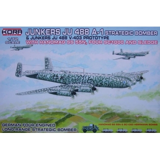 Junkers Ju-488A-1 strategic bomber/Ju-488V-403 prototype (1:72)