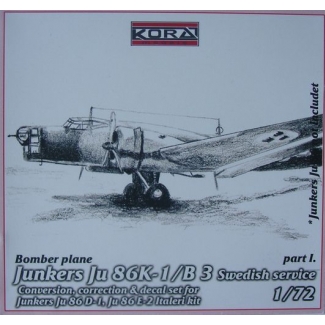 Junkers Ju 86K-1/B 3 Sweden part I: Konwersja (1:72)