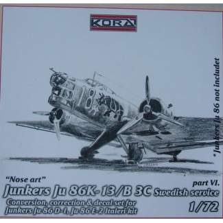 Junkers Ju 86K-13/B 3C Sweden part VI: Konwersja (1:72)