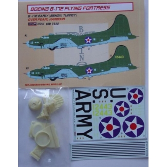 Boeing B-17E Fortress-early Bendix tur.USA Pearl Harbour (1:72)