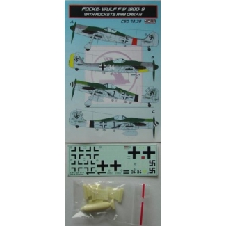 Focke Wulf Fw190D-9 with rockets R4m Orkan (1:72)