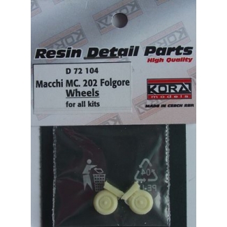 Macchi MC.202 Folgore wheels for all kits - koła (1:72)