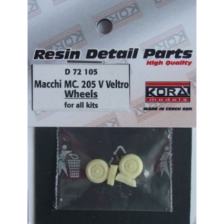 Macchi MC.205V Veltro wheels for all kits - koła (1:72)