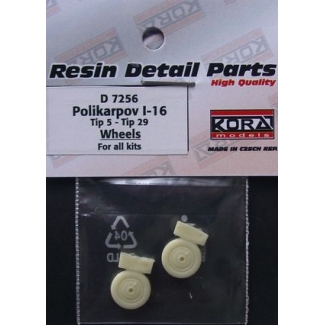 Polikarpov I-16 Tip 5 - Tip 29 wheels for all kits - koła (1:72)