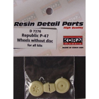 Republic P-47 wheels without disc for all kits - koła (1:72)