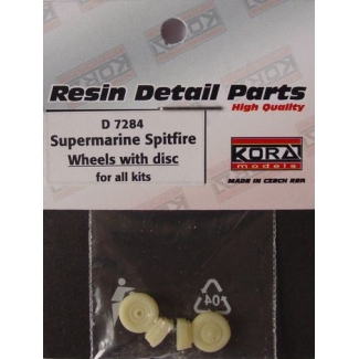 Supermarine Spitfire wheels with disc for all kits - koła (1:72)