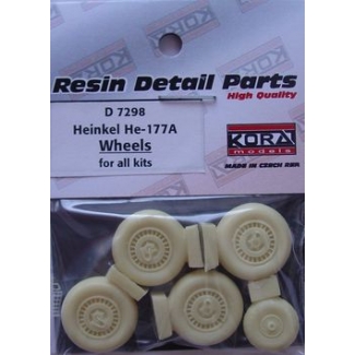 Heinkel He-177A wheels for all kits - koła (1:72)