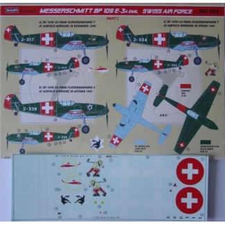 Messerschmitt Bf-109E-3a Swiss I + knipl (1:32)