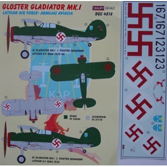 Gloster Gladiator Mk.I Latvia (1:48)