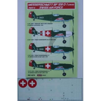 Messerschmitt Bf-109D-1 Swiss AF Part II (1:48)