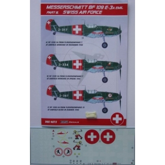 Messerschmitt Bf-109E-3a Swiss AF Part III (1:48)