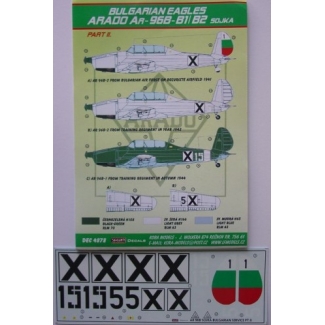 Arado Ar-96B-1/2 Bulgarian AF Part II (1:48)