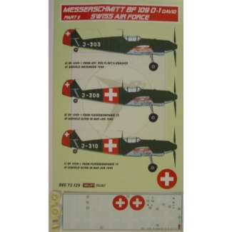 Bf 109D-1 Swiss part II. (1:72)