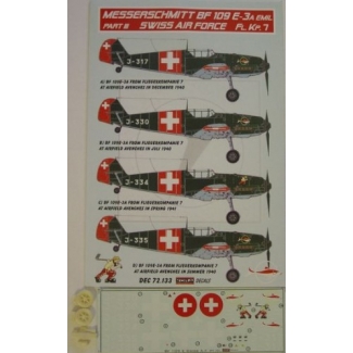 Bf 109E-3 Swiss AF part III. (1:72)