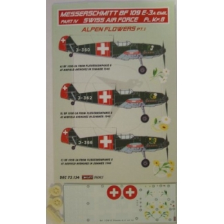 Bf 109E-3 Swiss AF part IV. (1:72)