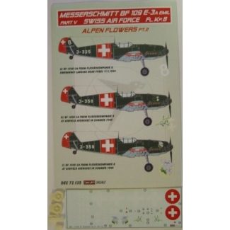 Bf 109E-3 Swiss AF part V. (1:72)