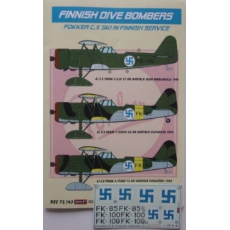 Fokker C.X ski - Finnish A.F. (1:72)