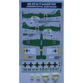 Miles M.14A Magister Sonderstaffel Buschmann + undercariage (1:72)