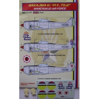 Nakajima Ki-44-II Tojo Manchukuo + kola (1:72)