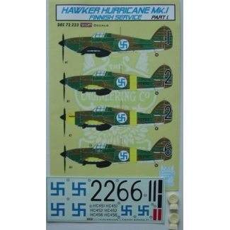 Hawker Hurricane Mk.I Finnish I + kola (1:72)