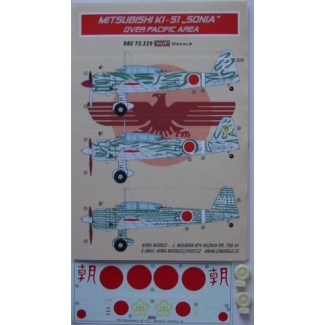 Mitsubishi Ki-51 Sonia Japanese "Over Pacific Area"+ wheels (1:72)