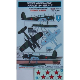 Arado Ar-196A-3 Secret Kriegsmarine XIII Admiral Scheer (1:72)