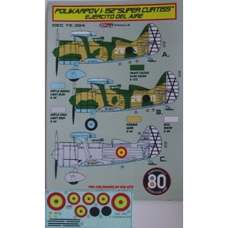 Polikarpov I-152 Super Chato in Spain Ejercito Del Aire (1:72)