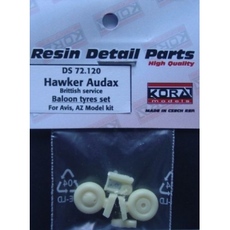 Hawker Audax - British - Baloon tyres set (Avis, AZ) (1:72)