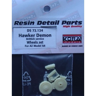 Hawker Demon - British - Wheels set (AZ Model) (1:72)