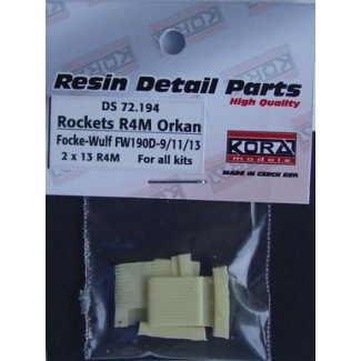 R4M Orkan  with racks for Fw-190D-9/-11/13 (1:72)