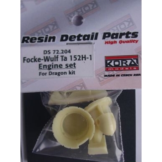 Focke-Wulf Ta-152H Engine cowling and prop set for Dragon (1:72)