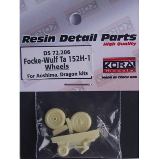 Focke-Wulf Ta-152H Wheels for all kits (1:72)