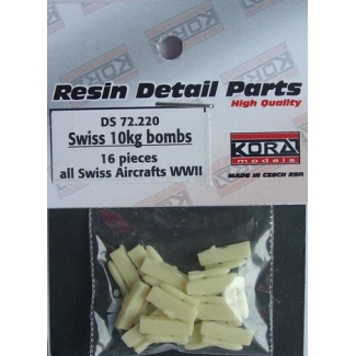 Swiss 10kg bombs (16x) (1:72)