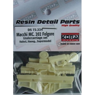 Macchi MC.202 Folgore Undercarriage set (Italeri, Hasegawa, Supermodel) (1:72)