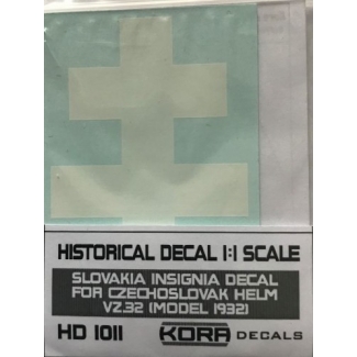 Helmet decal Slovakia Insignia vz.32 (1932) (1:1)