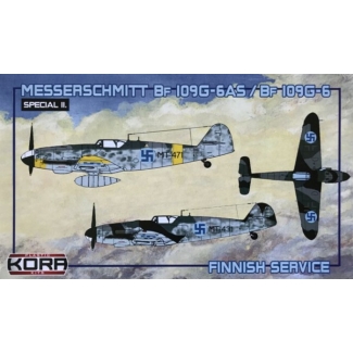 Kora Models KPK72110 Messerschmitt Bf-109G-6AS/G-6 Finnish service (1:72)