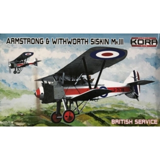 Kora Models KPK72112 Armstrong & Withworth Siskin Mk.III British Service (1:72)