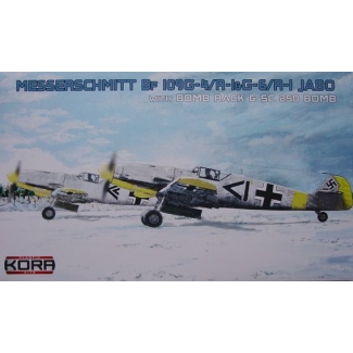 Kora Models KPK7212 Messerschmitt Bf-109G-4/R-1 & G-6/R-1 Jagdbomber 1x250 (1:72)
