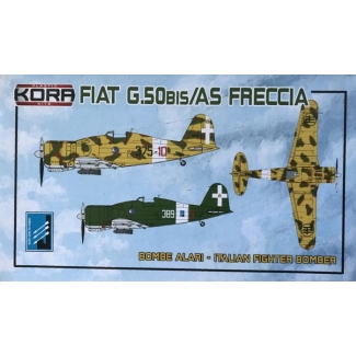 Kora Models KPK72155 Fiat G.50BIS/AS Freccia, Bombe Alari, Italian Fighter Bomber (1:72)