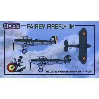 Kora Models KPK72161 Fairey Firefly IIM Belgian fighter & trainer in WWII (1:72)