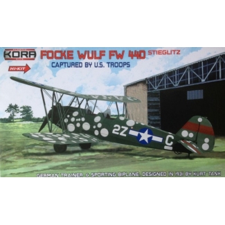 Kora Models KPK7251 Focke Wulf Fw 44D, Captured by US troops (1:72)