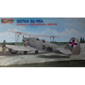 Kora Models KPK7262 Gotha Go-145A Slovak & Czechoslovak (1:72)