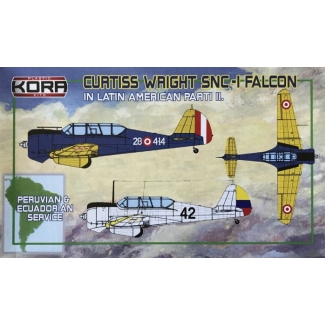 Kora Models KPK7291 Curtiss Wright SNC-1 Falcon in Latin American service Part II (1:72)