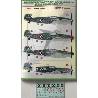 Messershmitt Bf-109G-6 Bulgarian Eagles (1:144)