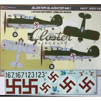 Gloster Gladiator Mk.I. Latvian AF (1:32)