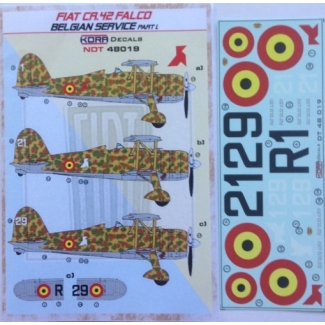 Fiat CR.425 Falco   Belgian (PART I.) (1:48)